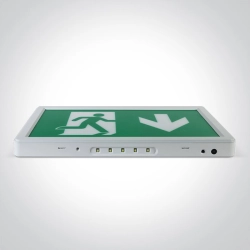 WHITE WALL EMERGENCY LED 3W IP20 M3hrs 230V 89408/W ONE LIGHT